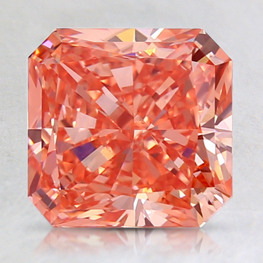3.16 Ct. Fancy Vivid Orange Radiant Lab Grown Diamond