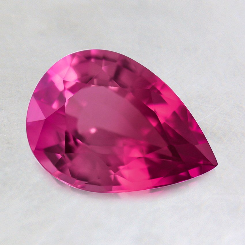 8x6mm Premium Pink Pear Sapphire