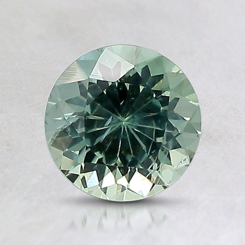 6.5mm Unheated Teal Round Montana Sapphire