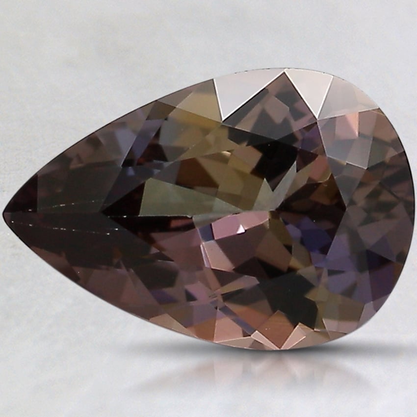 10.9x7.5mm Unheated Parti-Color Pear Tanzanite