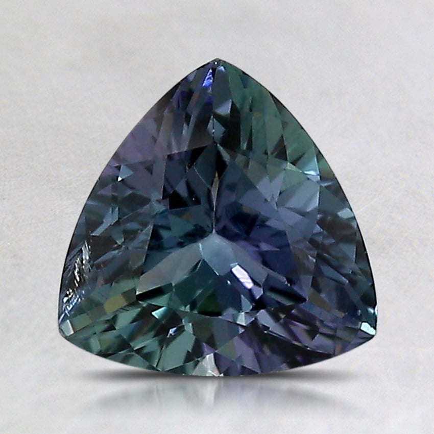 7.5mm Unheated Parti-Color Trillion Tanzanite