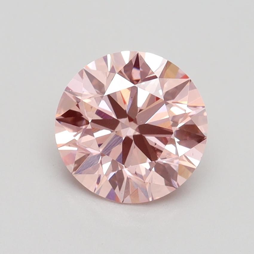 1.40 Ct. Fancy Intense Pink Round Lab Grown Diamond