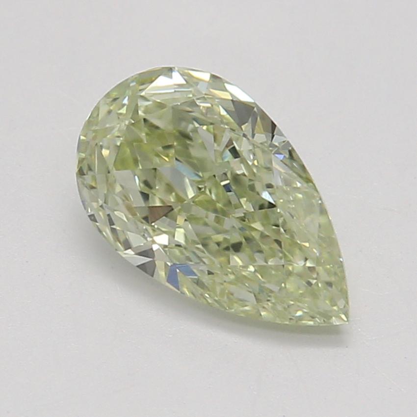 0.50 Ct. Fancy Light Grayish Greenish Yellow Pear Diamond