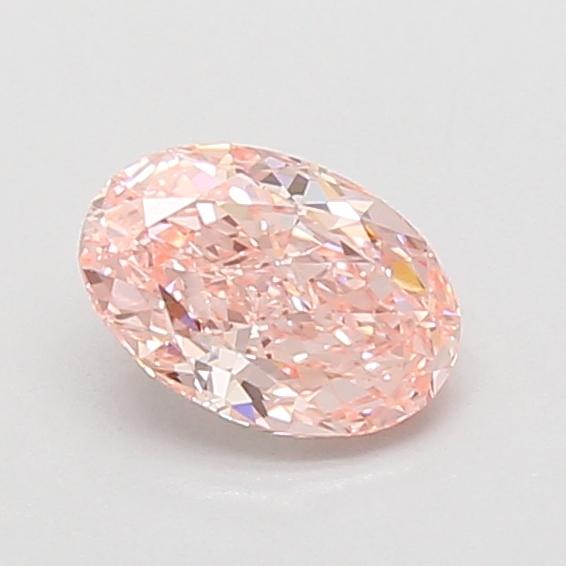 0.72 Ct. Fancy Vivid Pink Oval Lab Grown Diamond