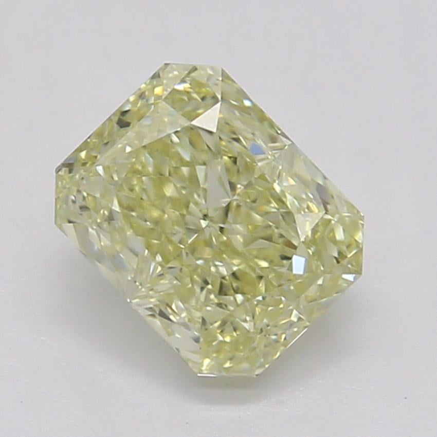 0.63 Ct. Fancy Light Yellow Radiant Diamond