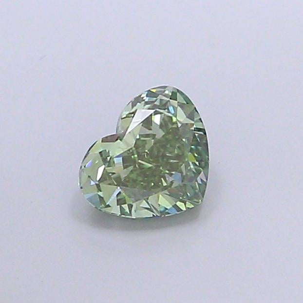 1.06 Ct. Fancy Vivid New_Mst Green Heart Lab Grown Diamond