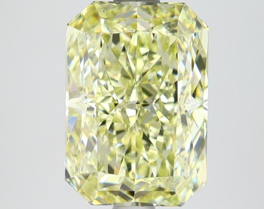 3.09 Ct. Fancy Yellow Radiant Lab Grown Diamond