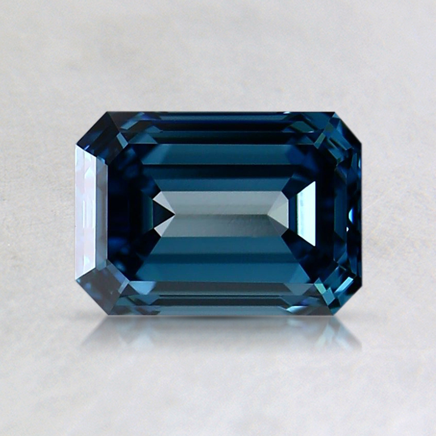 1.12 Ct. Fancy Vivid Blue Emerald Lab Created Diamond
