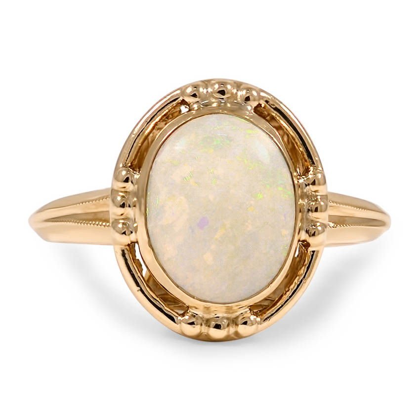 Art Deco Opal Vintage Ring | Ozell | Brilliant Earth