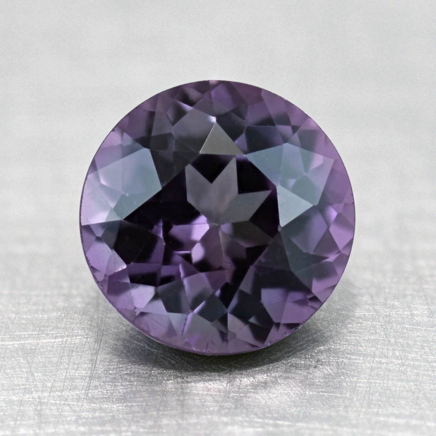 6.5mm Premium Color Change Purple Round Sapphire