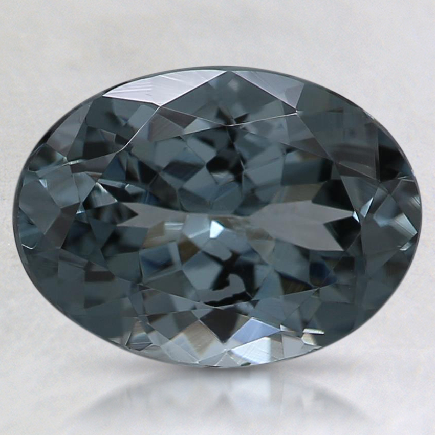 9.6x7.1mm Gray Oval Spinel