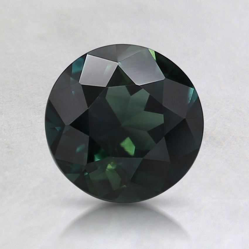 6.5mm Unheated Teal Round Sapphire