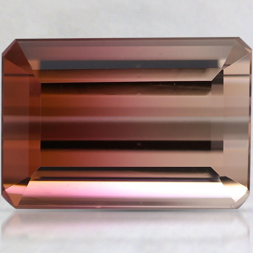 13.6x9.3mm Bi-Color Emerald Tourmaline