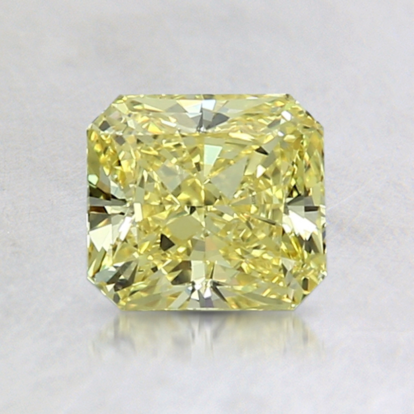 1.23 Ct. Fancy Vivid Yellow Radiant Diamond