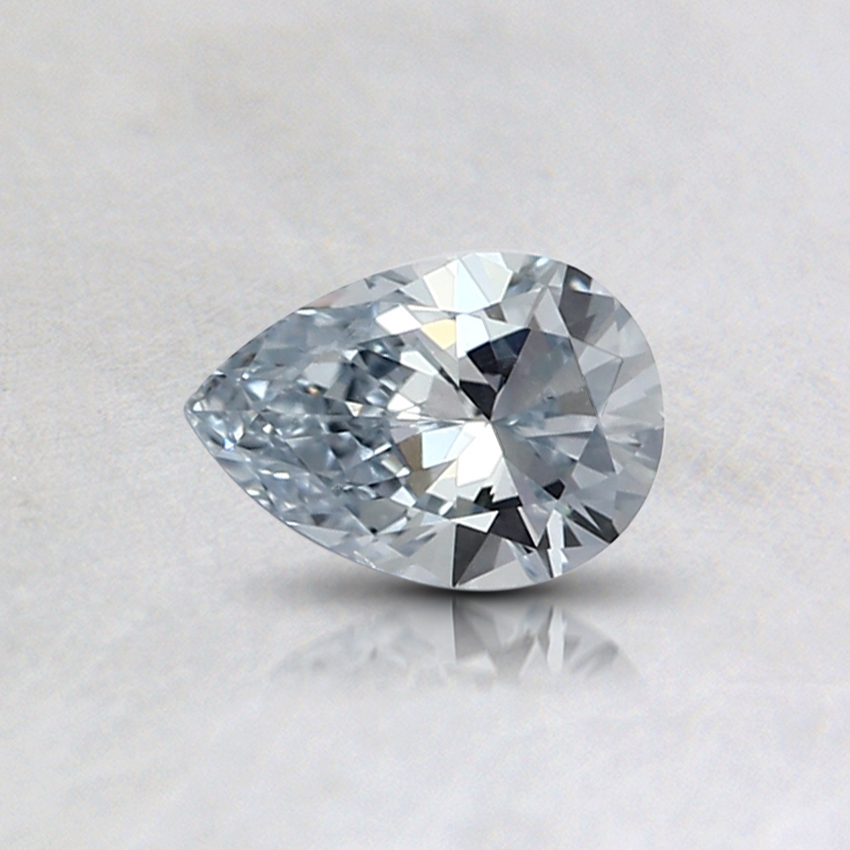 0.32 Ct. Light Blue Pear Lab Grown Diamond