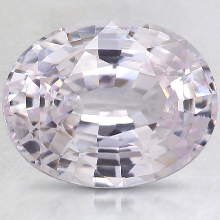 10.2x8.1mm Unheated Pink Oval Sapphire