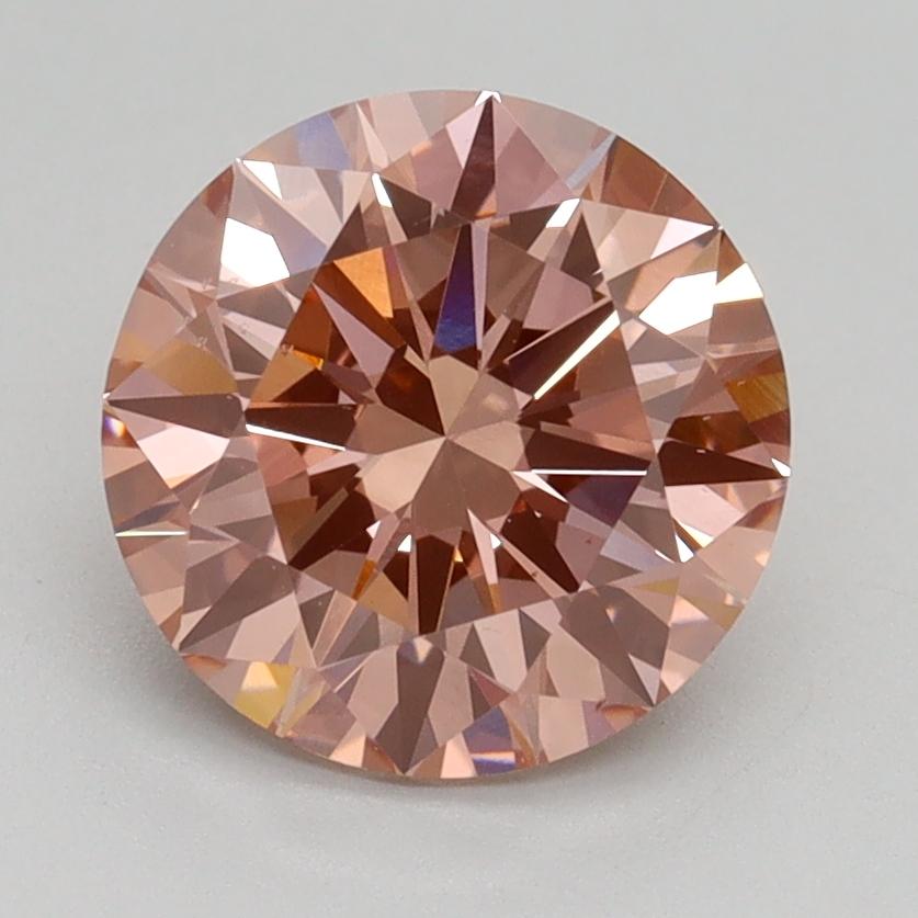 2.20 Ct. Fancy Intense Pink Round Lab Grown Diamond