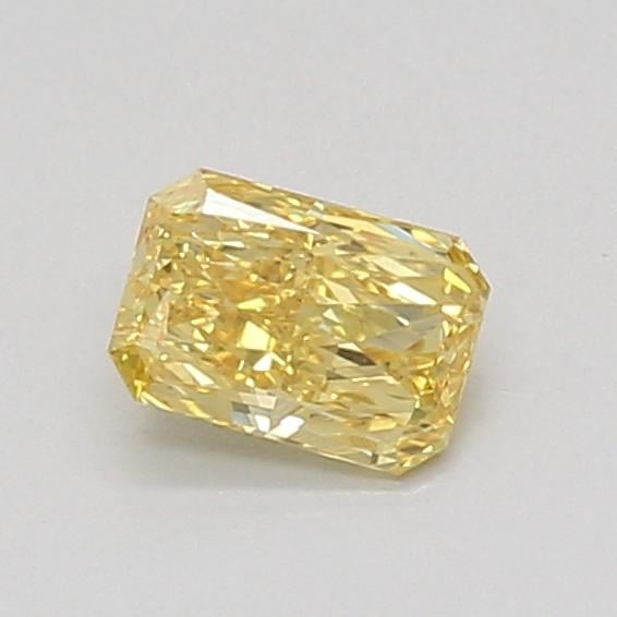 0.50 Ct. Fancy Vivid Yellow Radiant Lab Grown Diamond
