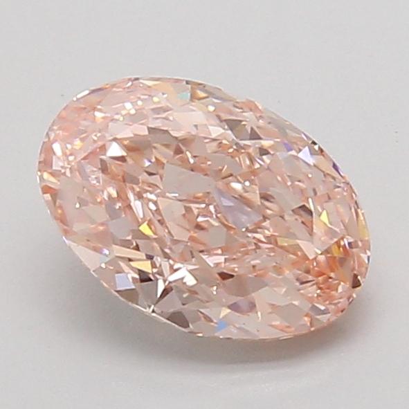 1.57 Ct. Fancy Vivid Pink Oval Lab Grown Diamond