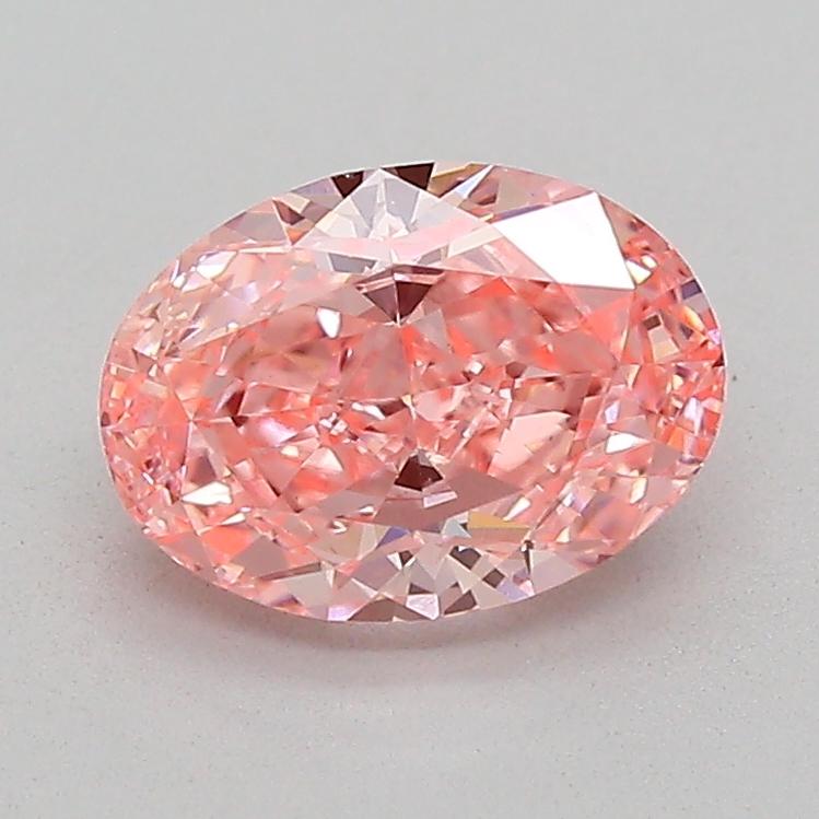 1.05 Ct. Fancy Vivid  Pink Oval Lab Grown Diamond