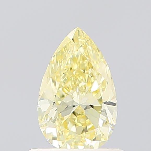 0.61 Ct. Fancy Light Yellow Pear Lab Grown Diamond