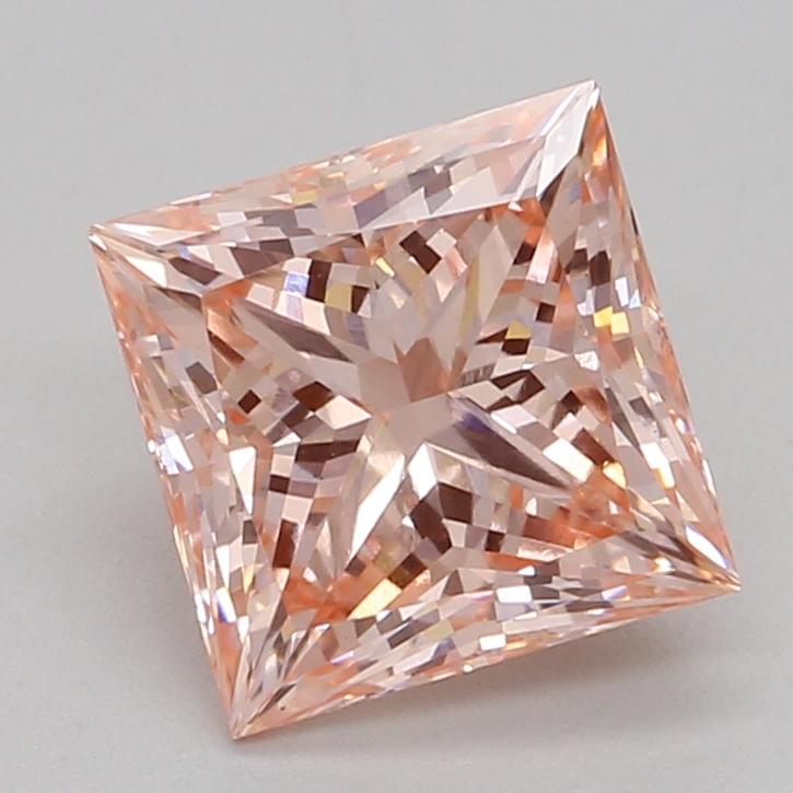 1.08 Ct. Fancy Intense Pink Princess Lab Grown Diamond