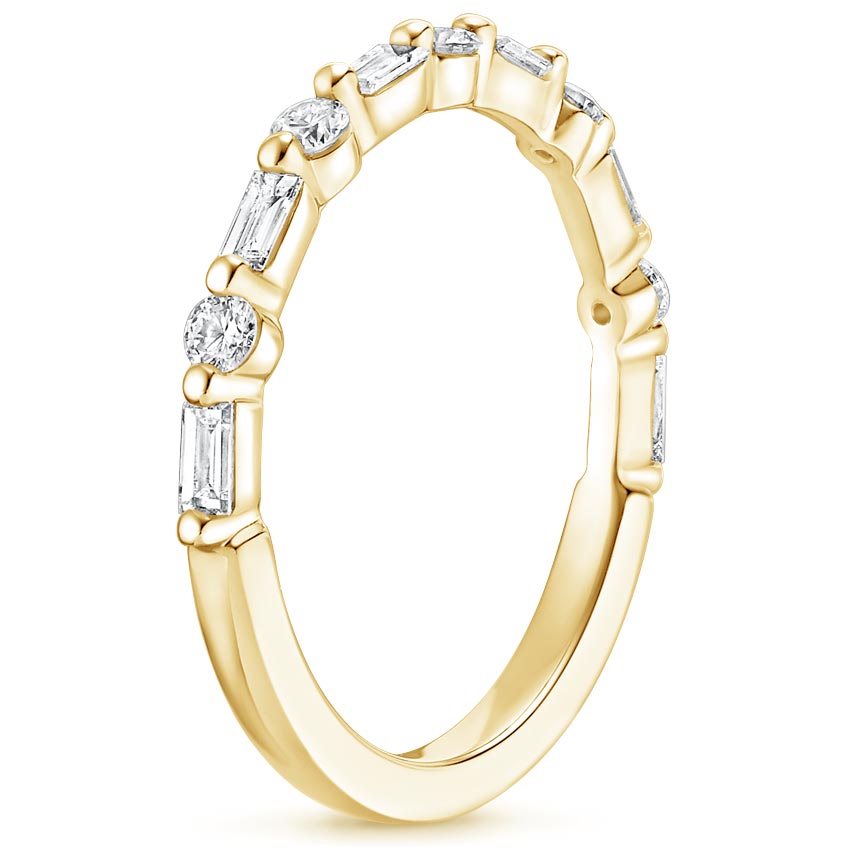18K Yellow Gold Harper Diamond Ring (1/3 ct. tw.), large side view