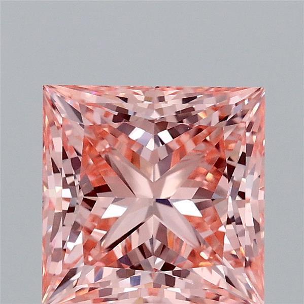 2.06 Ct. Fancy Vivid Pink Princess Lab Grown Diamond