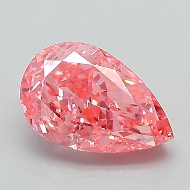 1.02 Ct. Fancy Vivid Pink Pear Lab Grown Diamond