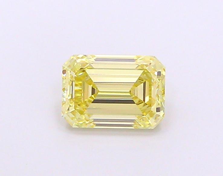1.58 Ct. Fancy Yellow Emerald Lab Grown Diamond