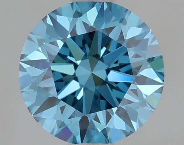1.07 Ct. Fancy Vivid Blue Round Lab Grown Diamond