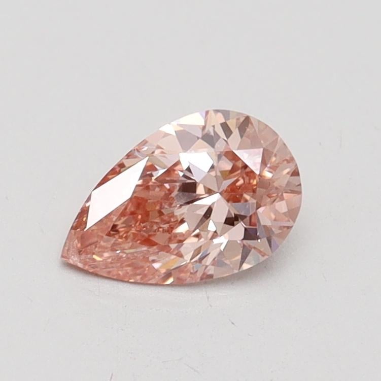 0.47 Ct. Fancy Intense Pink Pear Lab Grown Diamond