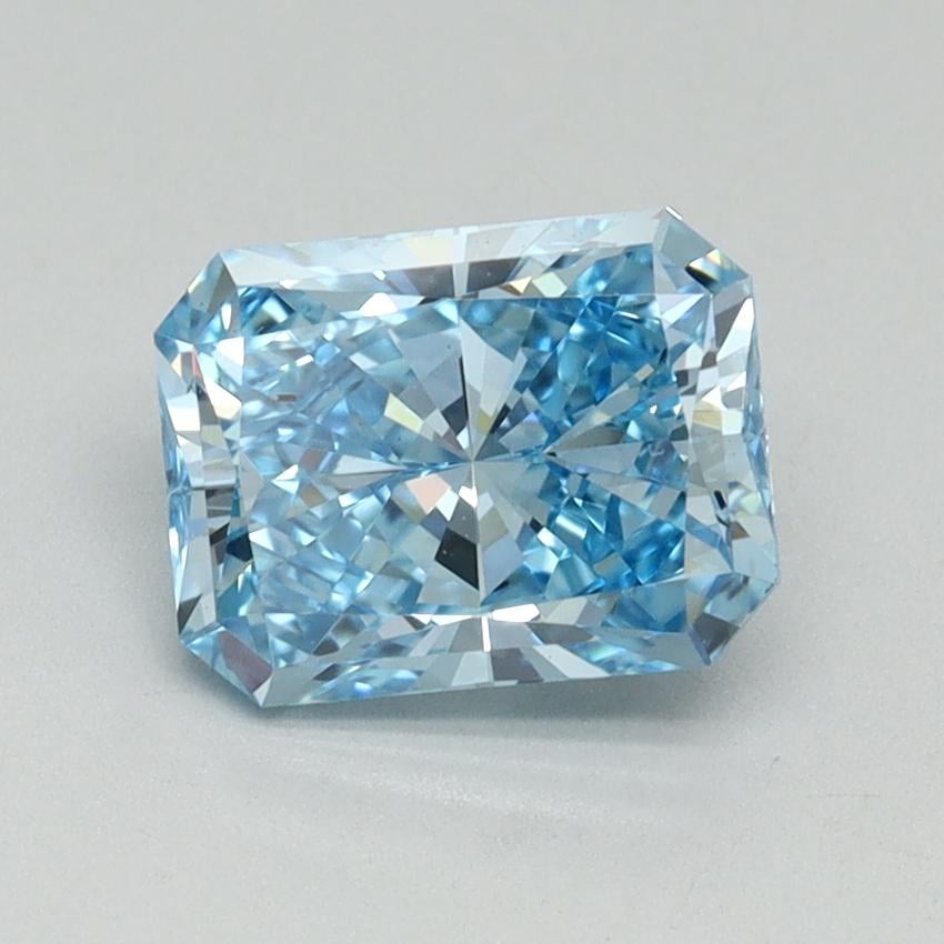 1.50 Ct. Fancy Vivid Blue Radiant Lab Grown Diamond