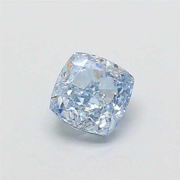 1.02 Ct. Fancy Intense  Blue Cushion Lab Grown Diamond
