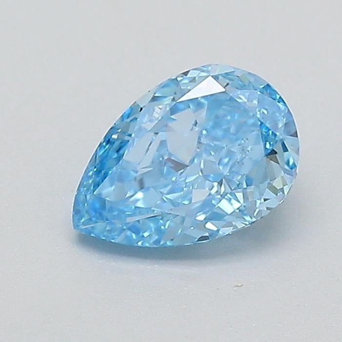 0.37 Ct. Fancy Vivid  Blue Pear Lab Grown Diamond