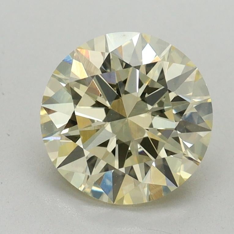 1.55 Ct. Fancy Light Yellow Round Lab Grown Diamond