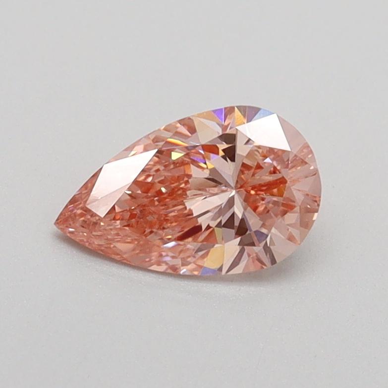 0.56 Ct. Fancy Intense Pink Pear Lab Grown Diamond