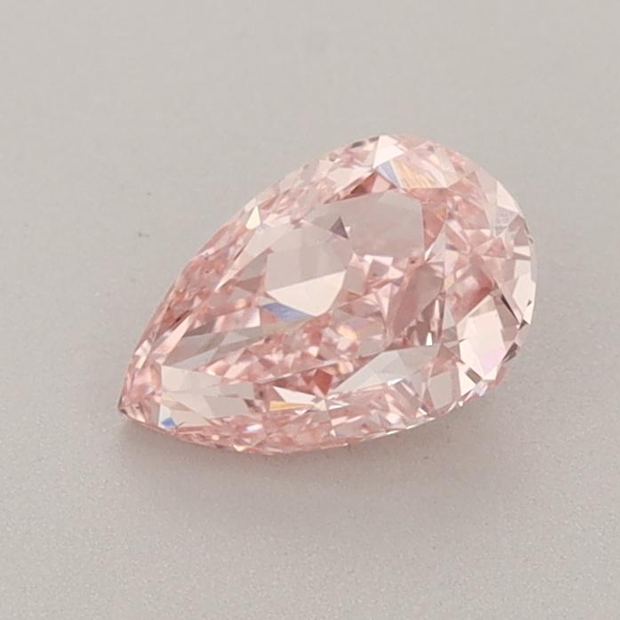 0.88 Ct. Fancy Intense  Pink Pear Lab Grown Diamond