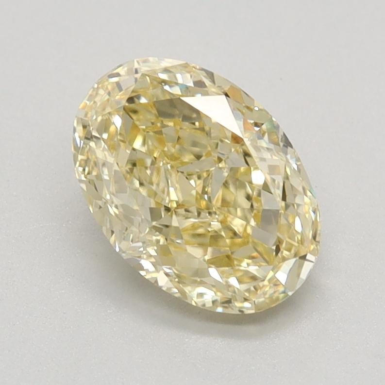 1.07 Ct. Fancy Intense Yellow Oval Lab Grown Diamond