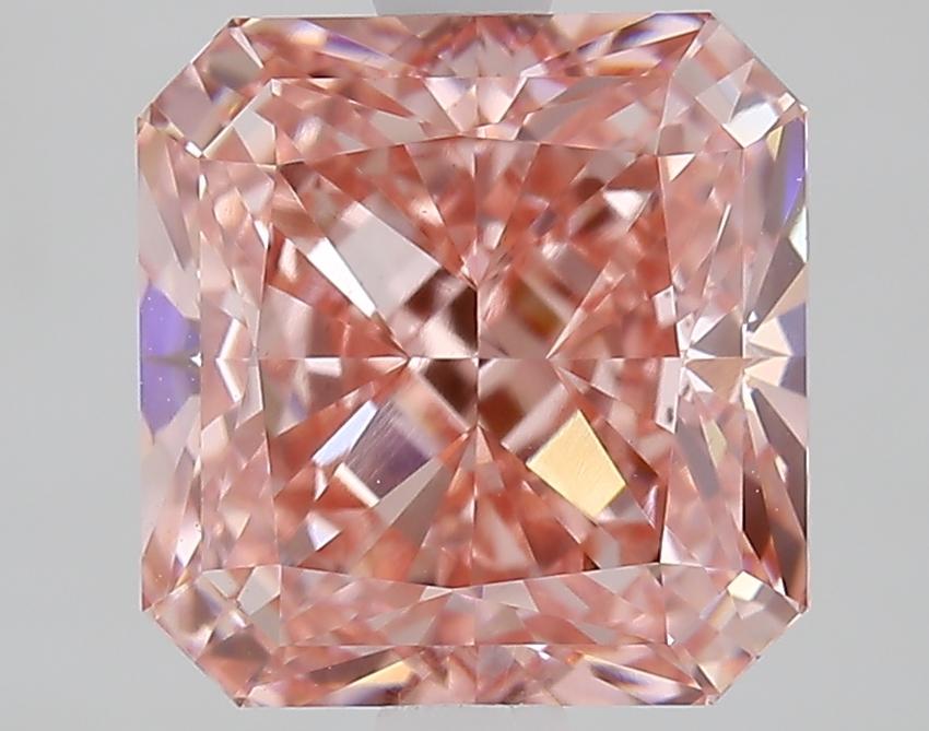 2.92 Ct. Fancy Vivid Pink Radiant Lab Grown Diamond