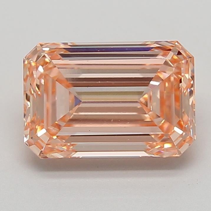 3.98 Ct. Fancy Intense  Pink Emerald Lab Grown Diamond