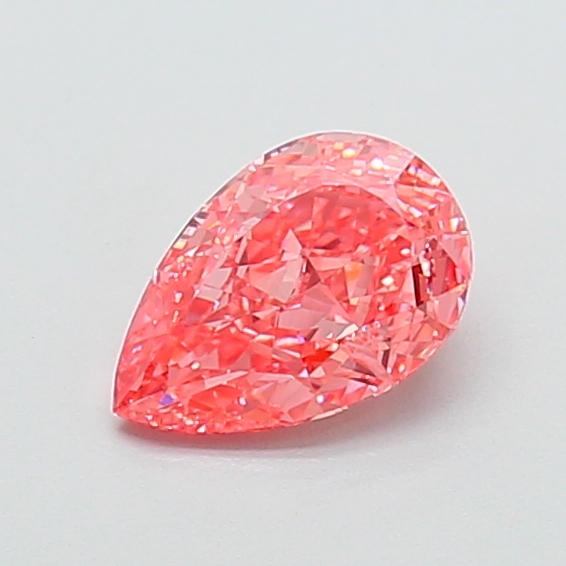1.09 Ct. Fancy Vivid  Pink Pear Lab Grown Diamond