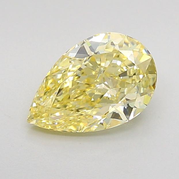 1.09 Ct. Fancy Intense Yellow Pear Lab Grown Diamond