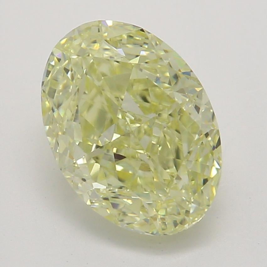 1.08 Ct. Fancy Light Yellow Oval Diamond