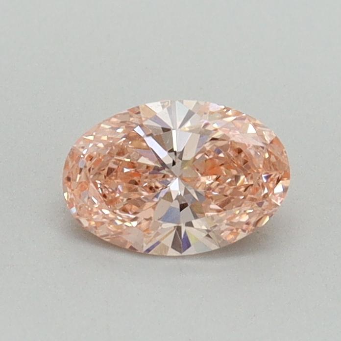 0.42 Ct. Fancy Vivid Pink Oval Lab Grown Diamond