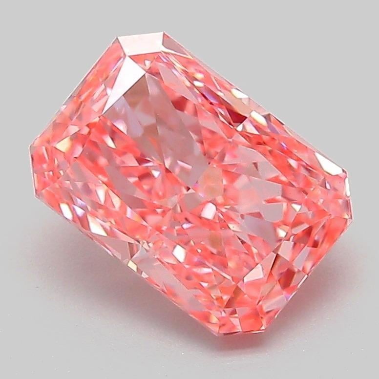 2.03 Ct. Fancy Vivid Pink Radiant Lab Grown Diamond