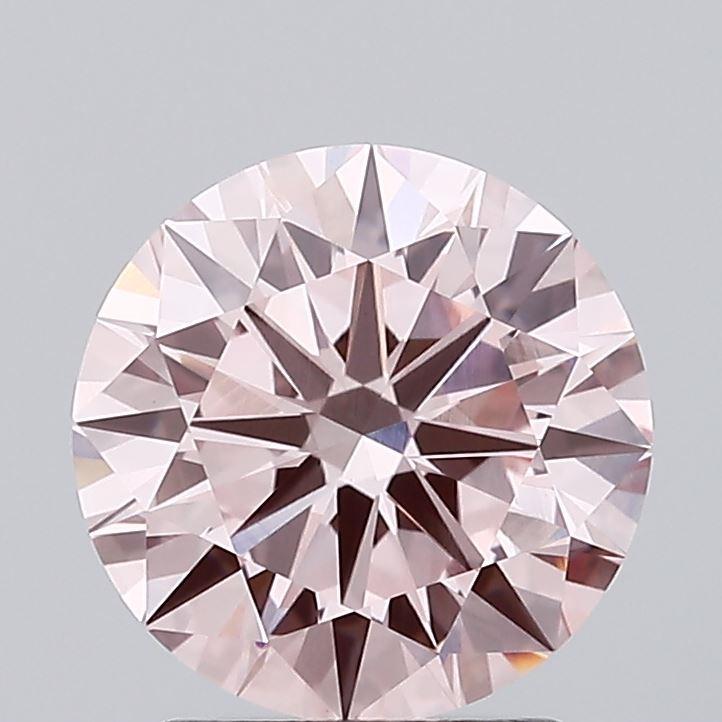 2.23 Ct. Fancy Intense Pink Round Lab Grown Diamond