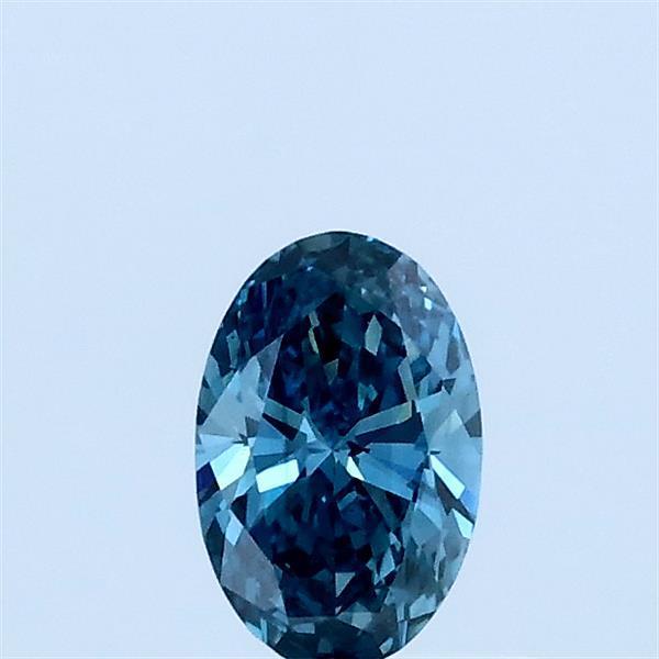 0.31 Ct. Fancy Blue Oval Lab Grown Diamond