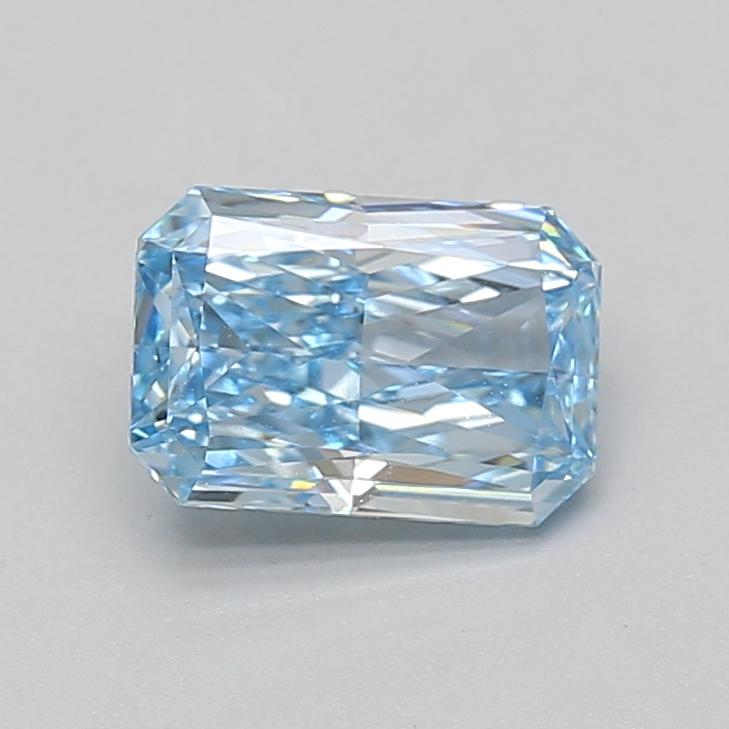1.51 Ct. Fancy Vivid Blue Radiant Lab Grown Diamond