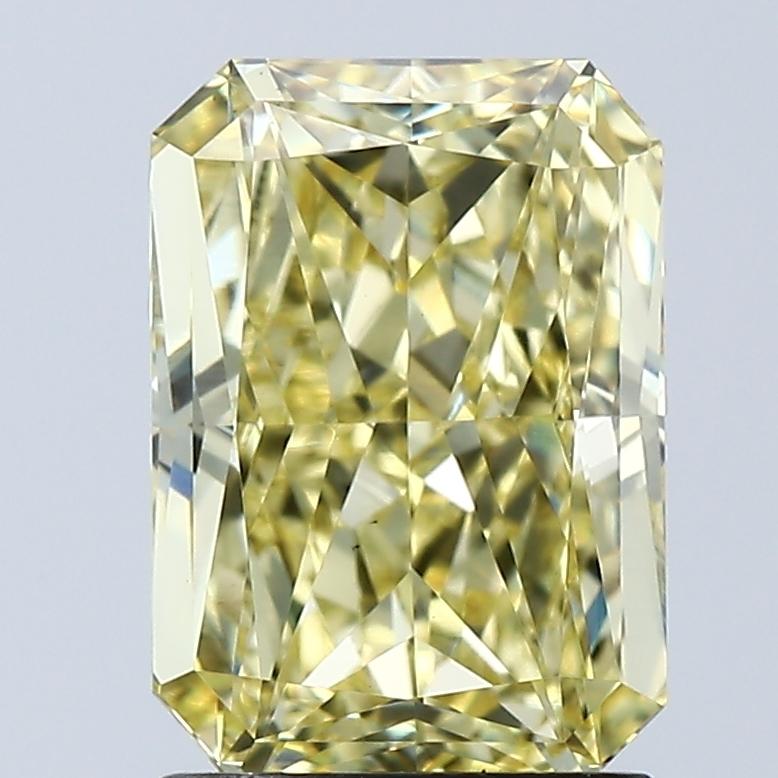 2.10 Ct. Fancy Vivid Yellow Radiant Lab Grown Diamond